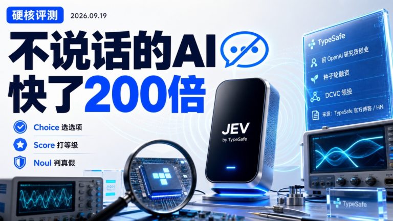不聊天AI凭什么快200倍，JEV 到底是什么？