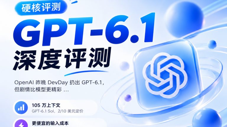 GPT-6.1深度评测：五分之一价格逼近Astra