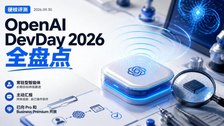 OpenAI DevDay 2026全盘点：25项更新一次讲完