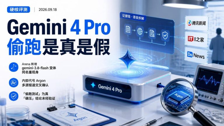 Gemini4Pro偷跑真假拆解碾压存疑