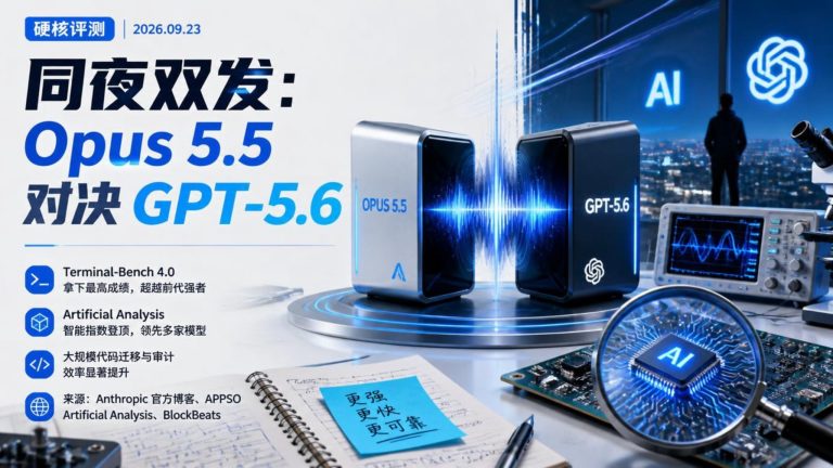 Claude Opus 5.5 硬刚 GPT-5.6，跑分、价格、怎么选一次讲清