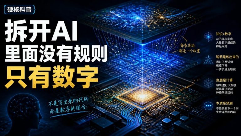 AI到底怎么”思考”的？拆开黑盒只剩数学
