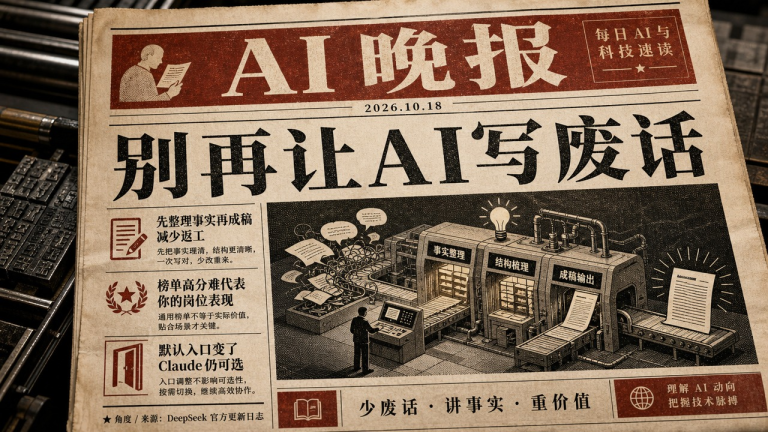 AI周报满篇废话九成工作还在评测盲区