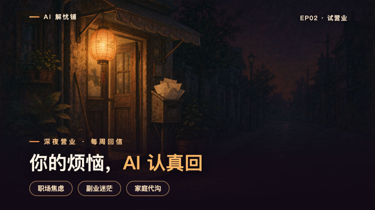 你已经很累了，先别急着加码｜AI解忧铺 EP02