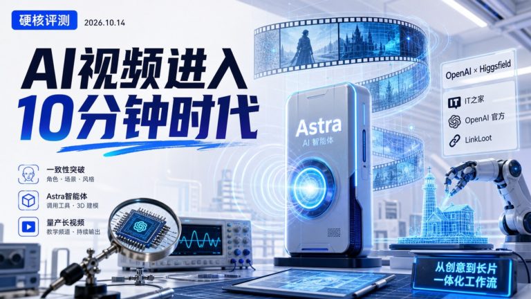 AI视频进入10分钟时代：OpenAI联手Higgsfield破了最长短板