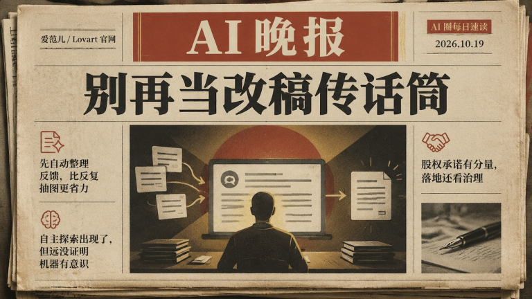 老板一句再改改你还在替AI传话