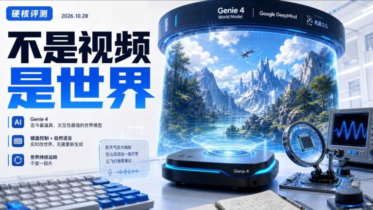 谷歌Genie 4发布 不是视频 是能走进去的世界