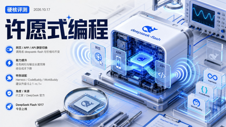 DeepSeek Flash 1017 体验：许愿式编程，一句话从零搭出能跑的项目