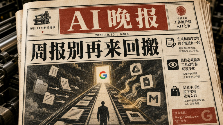 周报还在复制粘贴Gemini已经能直接改