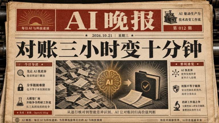 AI把三小时对账压到十分钟却把秘密晒上网